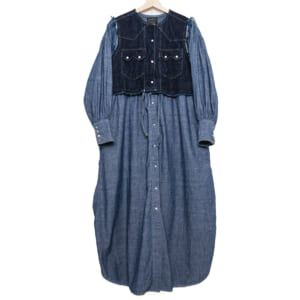 デニム＆ダンガリー　新品タグ付　刺繍ワンピ　01 DENIM DUNGAREE 【デニムダンガリー】 – tagged 